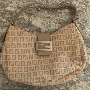 Beige Zucca Fendi Bag